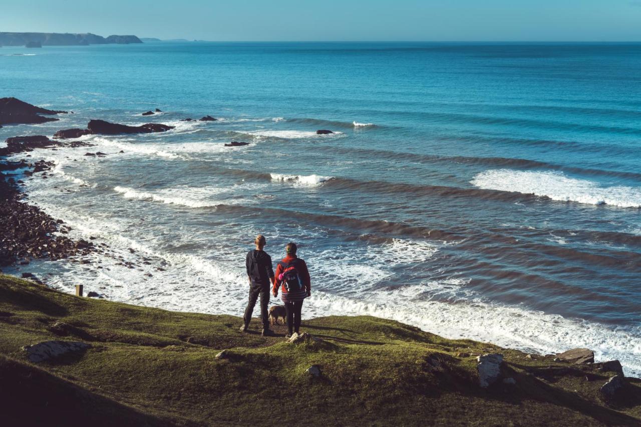 Affittacamere Trevigue Farm Crackington Haven Esterno foto