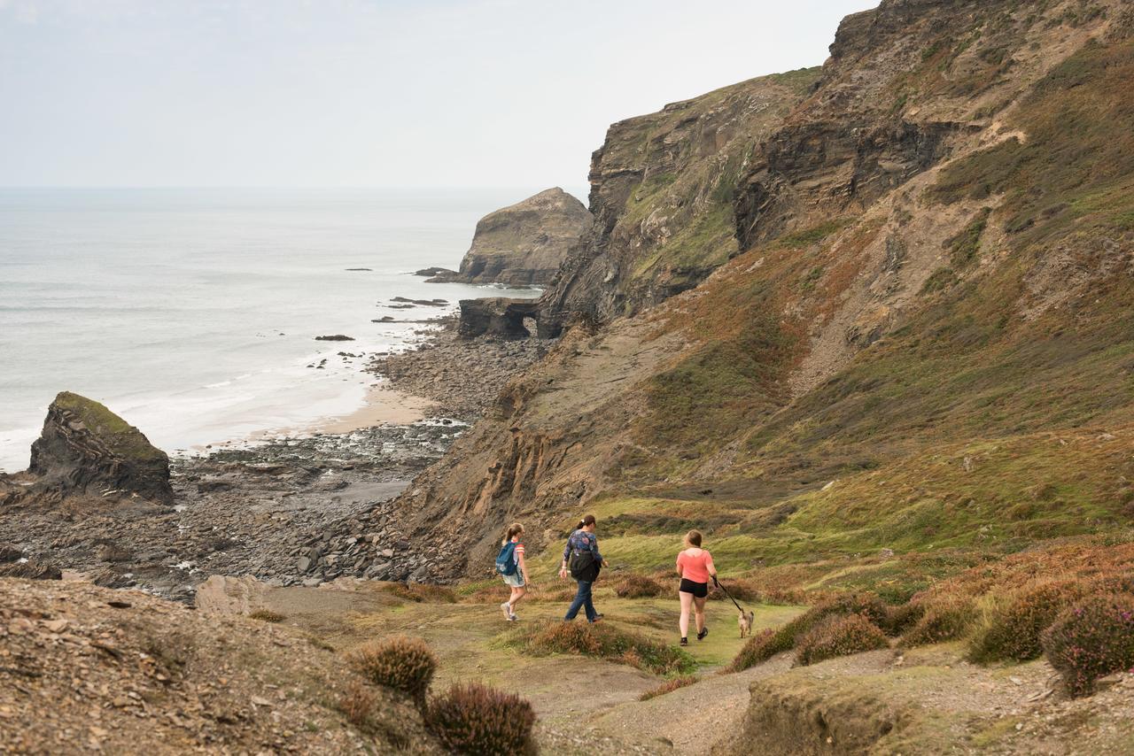 Affittacamere Trevigue Farm Crackington Haven Esterno foto